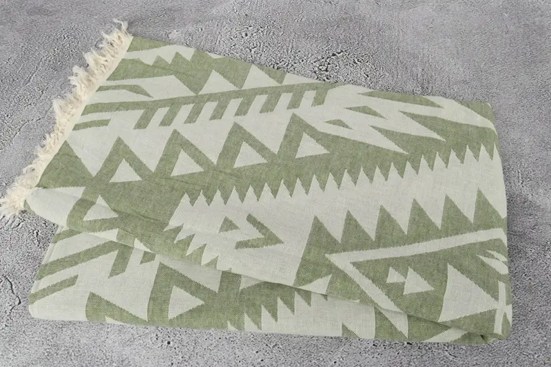 76x40 Cotton Geometric Towel, Merry Christmas Gifts, Custom Wedding Gift, Turkish beach towel, Luxury Beach Towel, Bachelorette Party Favors - 7