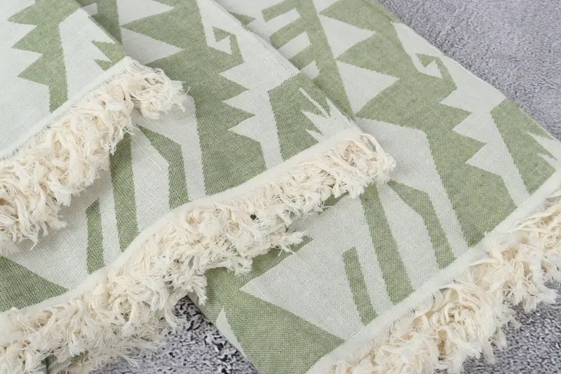 76x40 Cotton Geometric Towel, Merry Christmas Gifts, Custom Wedding Gift, Turkish beach towel, Luxury Beach Towel, Bachelorette Party Favors - 6