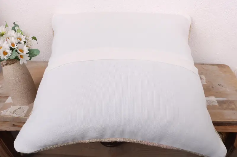 Cushion, 18x18 Beige Pillow Cover, Pillow for Sofa, Gift Pillow, Bright Cushion, Traditional Pillow, Boho Pillow Sham Cover, Boho Chic Pillow Case - 7