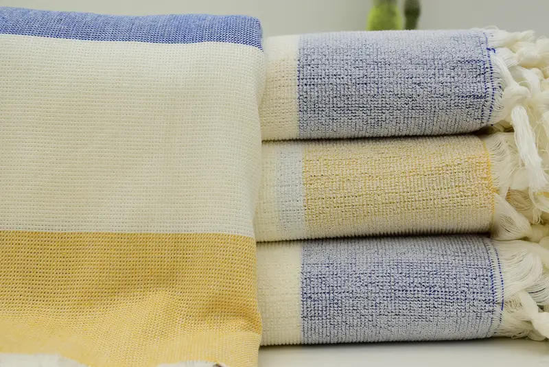 テリータオル バス 40x70 インチまたは 100x180 cm オーガニックコットン - 1