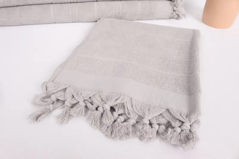 Valentine Day Gift For Her, Bathroom Towels, 40x18 Cotton Striped Terry Towel, Wedding Gift, Small Bath Towels, Gift Towel, Custom Turkish Towel - 5