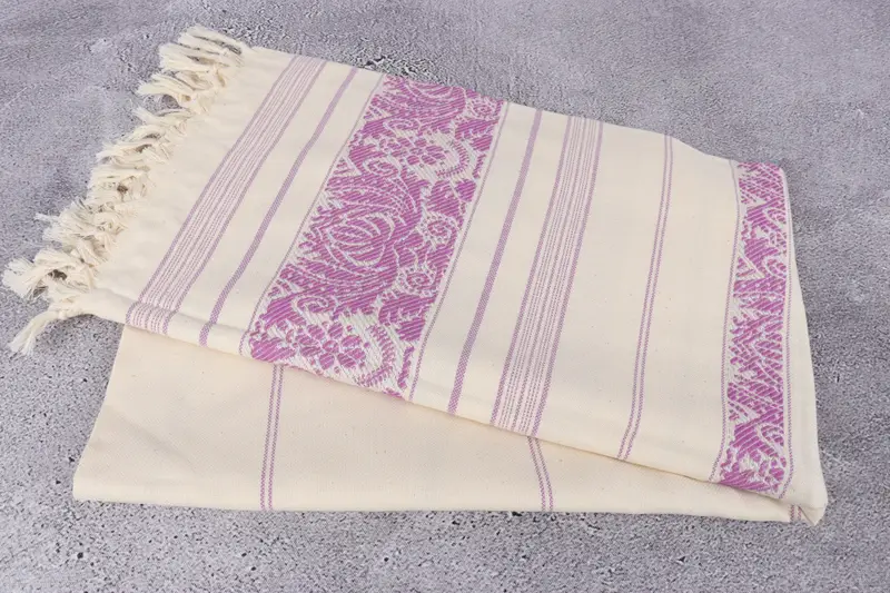 66x40 Cotton Scorpion Design Towel, Monogram Beach Towel, Monogram Turkish Bath Towel, Best Friend Gift, Lightweight Turkish towel, Gift For Bride - 6