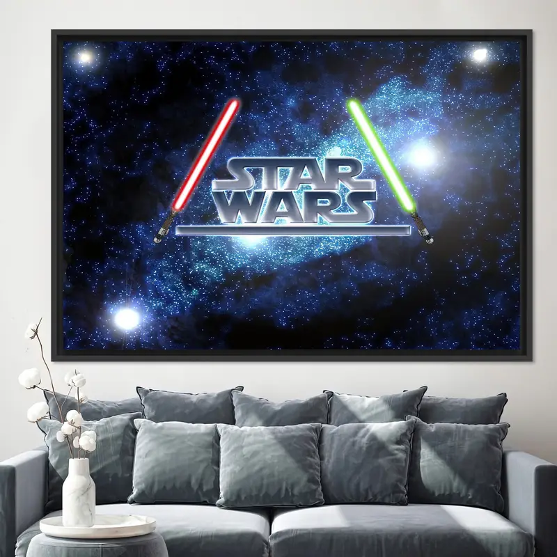 Elegant Sky Canvas: Erkeklerin Odası Dekoru için En İyi Film Sahnesi