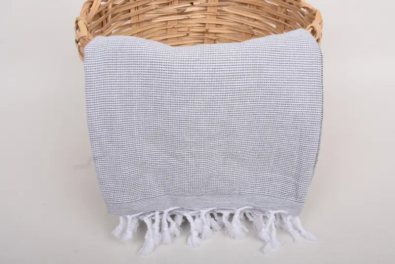 Organic Turkish towel, Monogram Turkish Towel, 68x40 Cotton Polka Dot Towel, Bachelorette Party Gift, Scarf Towel, Bridesmaid Gifts Personalized - 5