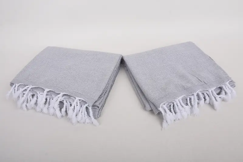 Organic Turkish towel, Monogram Turkish Towel, 68x40 Cotton Polka Dot Towel, Bachelorette Party Gift, Scarf Towel, Bridesmaid Gifts Personalized - 6