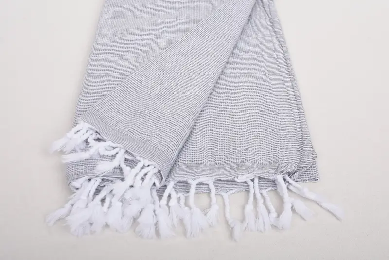 Organic Turkish towel, Monogram Turkish Towel, 68x40 Cotton Polka Dot Towel, Bachelorette Party Gift, Scarf Towel, Bridesmaid Gifts Personalized - 8