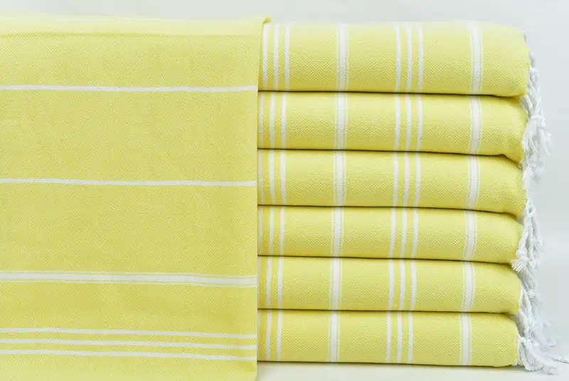 Kişiselleştirilmiş hediyeler, monogramlı Türk havlu, kişiselleştirilmiş el havlu, düğün iyilikleri, 40x24 pamuklu çizgili havlu, yaz hediyesi, çalışan hediyeleri - 1