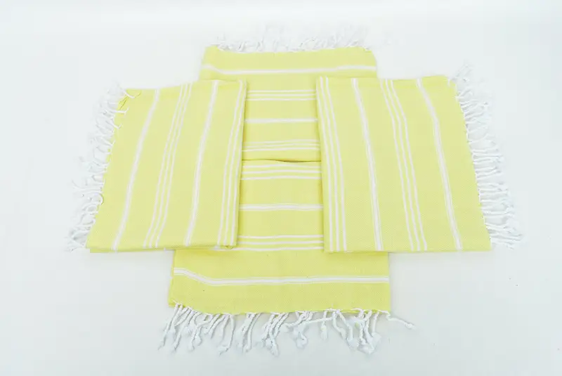 Kişiselleştirilmiş hediyeler, monogramlı Türk havlu, kişiselleştirilmiş el havlu, düğün iyilikleri, 40x24 pamuklu çizgili havlu, yaz hediyesi, çalışan hediyeleri - 6