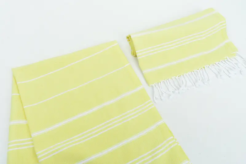 Kişiselleştirilmiş hediyeler, monogramlı Türk havlu, kişiselleştirilmiş el havlu, düğün iyilikleri, 40x24 pamuklu çizgili havlu, yaz hediyesi, çalışan hediyeleri - 7