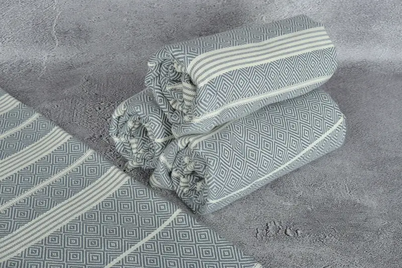 Beach towel, Turkish Towel USA, Personalized Gift, 70x38 Cotton Diamond Towel, Beach Theme Wedding Gift, Beach Towel Monogram, Christmas Gift - 8