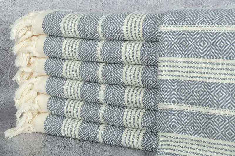 Beach towel, Turkish Towel USA, Personalized Gift, 70x38 Cotton Diamond Towel, Beach Theme Wedding Gift, Beach Towel Monogram, Christmas Gift - 1