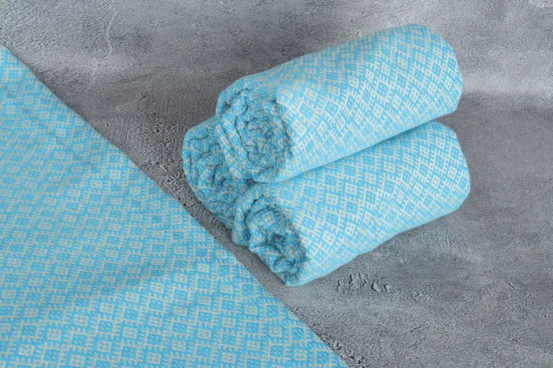 Peshtemal Towel, 70x40 Cotton Diamond Towel, Housewarming Gift, Organic Turkish towel, Bachelorette Towel, Bath towel, Bridesmaid Gifts Personalized - 8