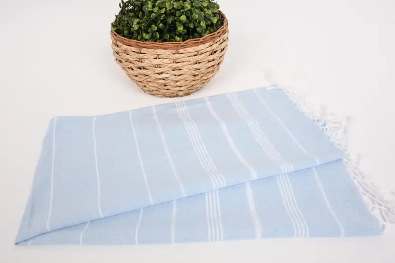 Kişiselleştirilmiş Mutfak Havlu, Kişiselleştirilmiş Düğün Hediyesi, Kişiselleştirilmiş El Havlu, 38x18 Pamuklu Çizgili Havlu, Düğün Hediyesi, Özelleştirilmiş Türk Havlu - 4