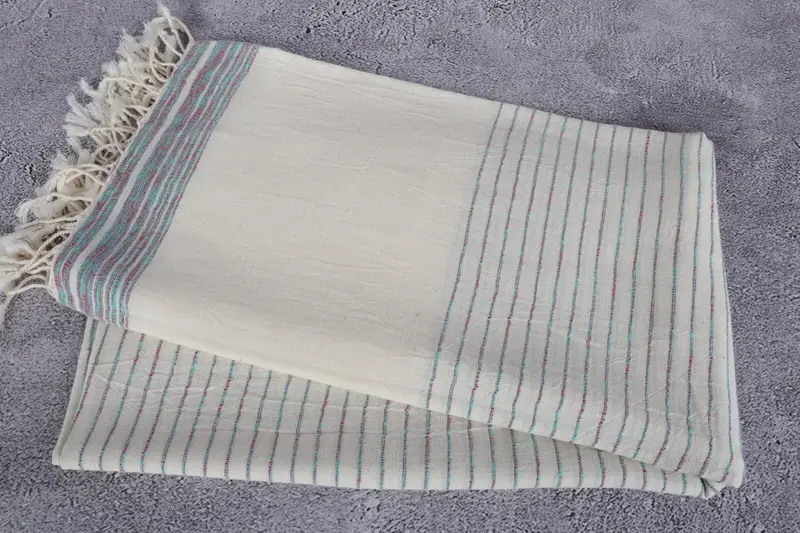 Home Gift, Quick-Dry Beach Towel, Monogrammed Turkish Towel, 68x36 Cotton Striped Towel, Housewarming Gift, Best Beach Towel, Personalized Gifts - 6