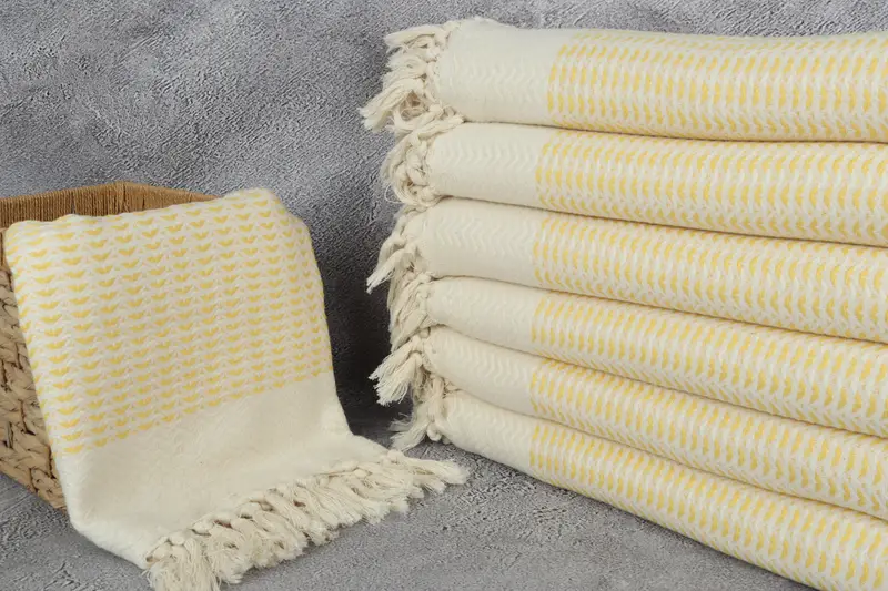 Monogram Beach Towel, Personalised Gift, Towel With Name, Cotton towel, Bridemaids Beach Towel, 76x40 Cotton Diamond Towel, Quick-dry peshtemal - 3