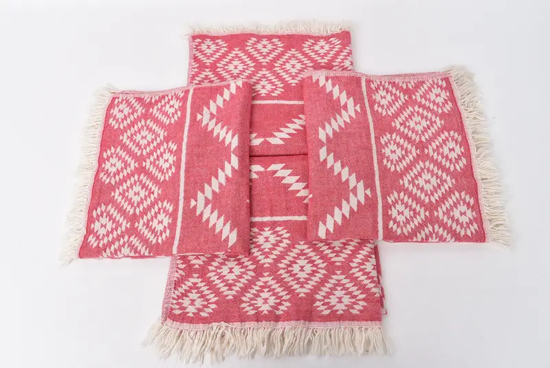 Organic Towel, Turkish Hand Towel, Handmade Gift, House Warming Gift, Monogram Hand Towel, 40x18 Cotton Kilim Towel, Monogrammed Hand Towel - 6