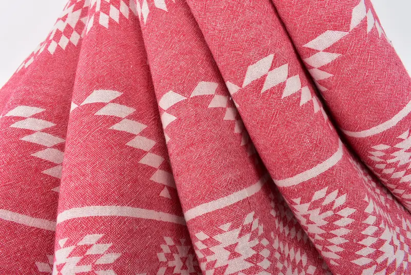 Organic Towel, Turkish Hand Towel, Handmade Gift, House Warming Gift, Monogram Hand Towel, 40x18 Cotton Kilim Towel, Monogrammed Hand Towel - 5
