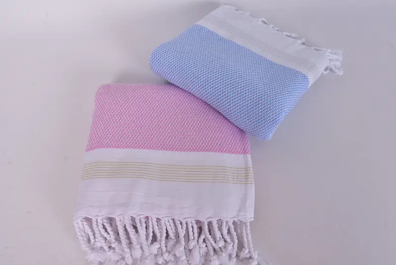 Custom Towel, Handmade Gift, Sand-free towel, 70x40 Cotton Striped Towel, Best Wedding Gift, Wedding Gift For Bride, Turkish Bath Towel Set - 6