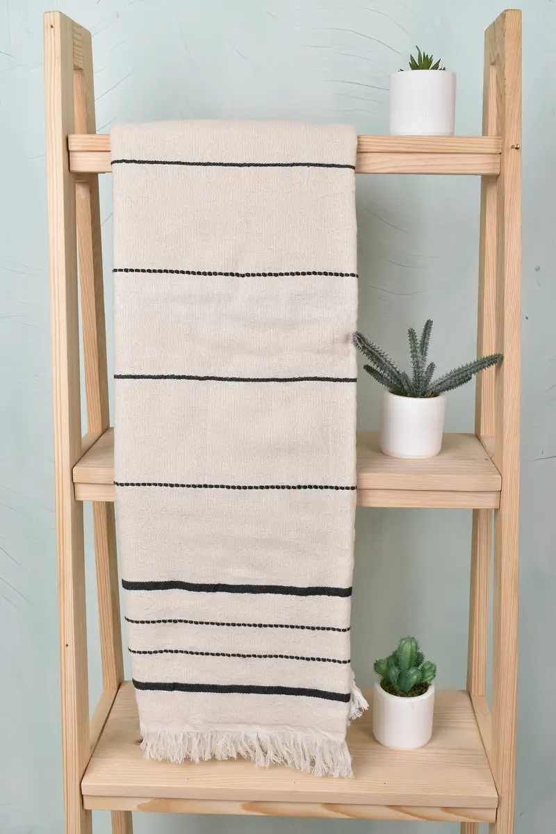 Lightweight towel, Sand-Resistant Peshtemal, Peshtemal Towel, 70x40 Cotton Striped Towel, Baby Boy Gift, Quick-dry peshtemal, Organic Cotton Towel - 8