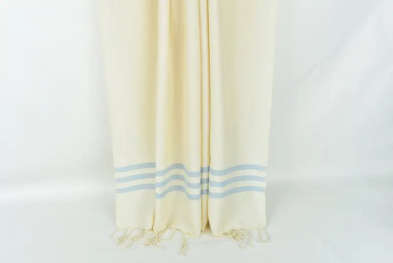 Personalized Gifts, Grandma Gift, Organic Cotton Towel, Embroidery Towel, 70x40 Cotton Striped Towel, Cotton towel, Personalized Beach Towel - 8
