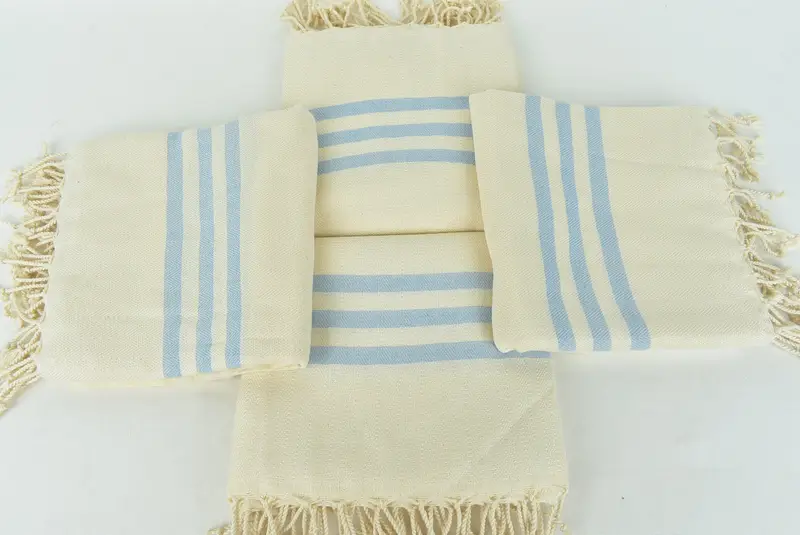 Personalized Gifts, Grandma Gift, Organic Cotton Towel, Embroidery Towel, 70x40 Cotton Striped Towel, Cotton towel, Personalized Beach Towel - 6