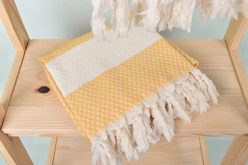 Organic Beach Towel, Travel Towel, Gift For Bride, Pool Towels, 68x36 Cotton Geometric Towel, Thin towel, Personalized Gifts, Monogram Beach Towel - 5