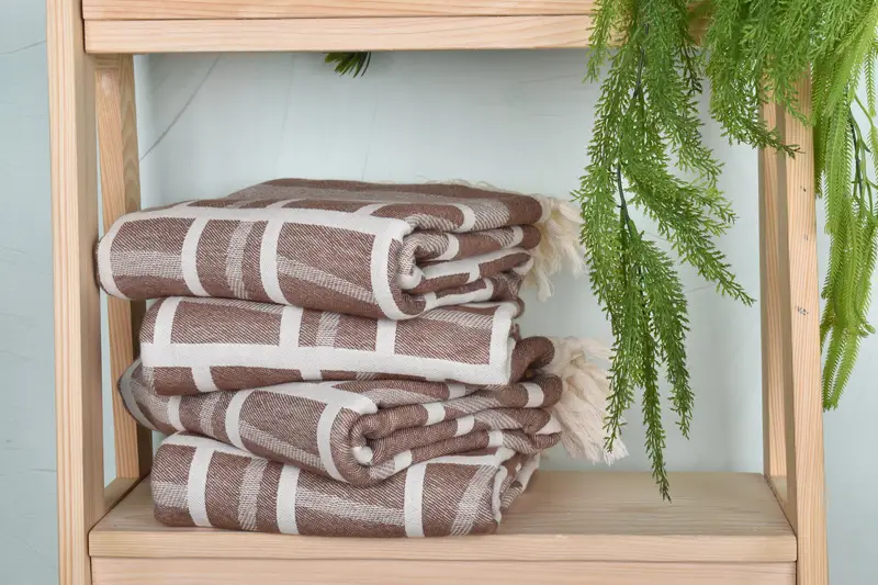 First Wedding Anniversary Gift, Bathroom Towel, 70x34 Cotton Patterned Towel, Beach towel, Best Beach Towel, Bridesmaid Towel, Turkish Towel Beach - 8