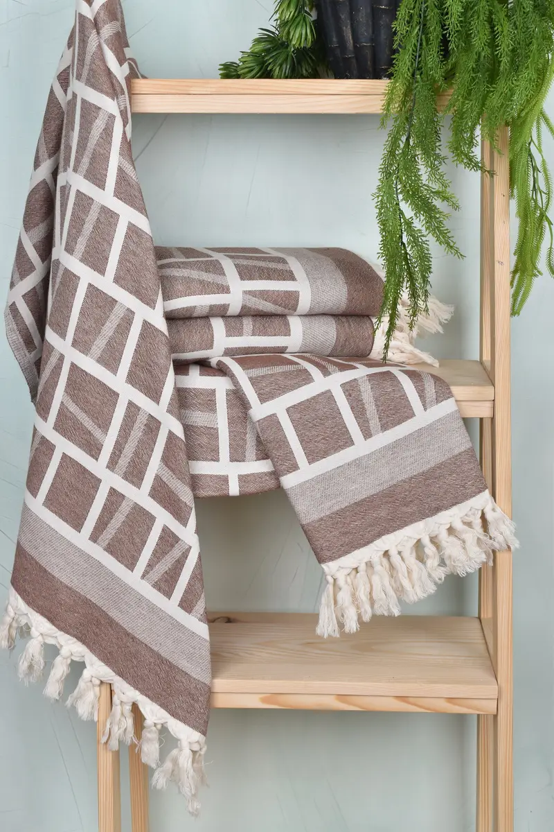 First Wedding Anniversary Gift, Bathroom Towel, 70x34 Cotton Patterned Towel, Beach towel, Best Beach Towel, Bridesmaid Towel, Turkish Towel Beach - 7