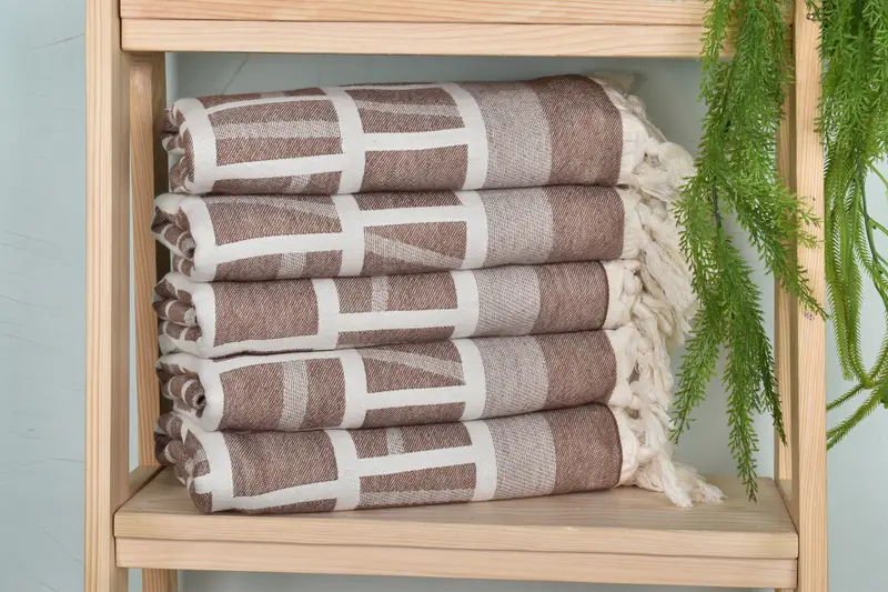 First Wedding Anniversary Gift, Bathroom Towel, 70x34 Cotton Patterned Towel, Beach towel, Best Beach Towel, Bridesmaid Towel, Turkish Towel Beach - 3