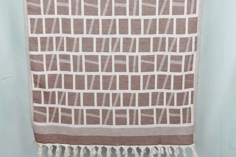First Wedding Anniversary Gift, Bathroom Towel, 70x34 Cotton Patterned Towel, Beach towel, Best Beach Towel, Bridesmaid Towel, Turkish Towel Beach - 1