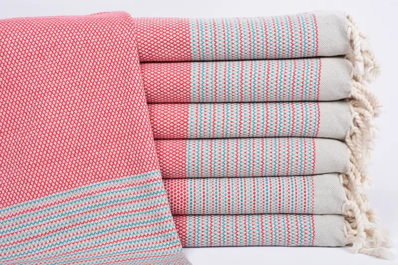 Handmade Gift, Spa Towel, Monogrammed Hand Towel, Small Bath Towels, Best Friend Gift Ideas, 36x20 Cotton Striped Towel, Personalized Kitchen Towel - 1