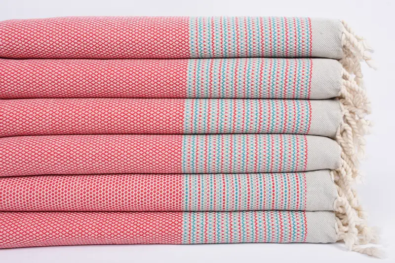 Handmade Gift, Spa Towel, Monogrammed Hand Towel, Small Bath Towels, Best Friend Gift Ideas, 36x20 Cotton Striped Towel, Personalized Kitchen Towel - 3