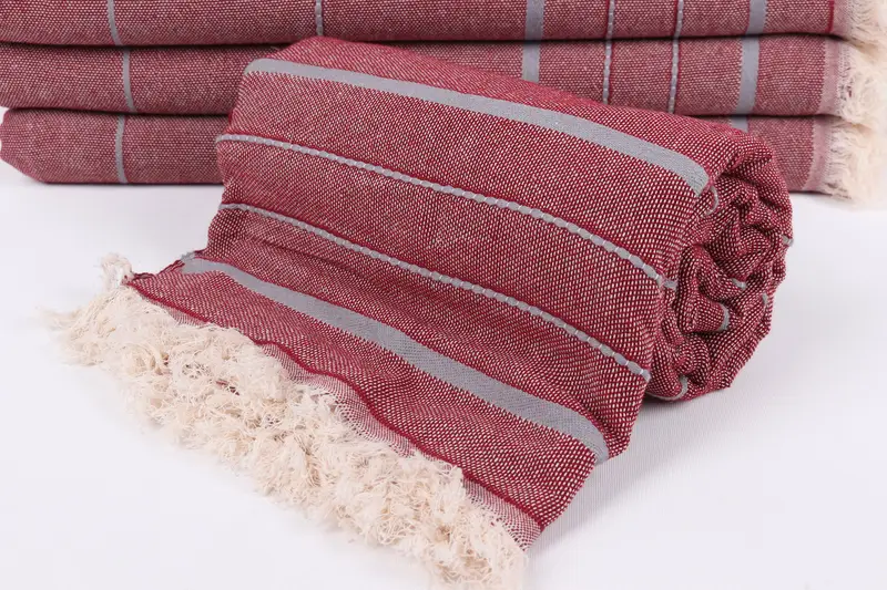 70x40 Cotton Striped Towel, Wedding Towel, Bachelor Gifts, Custom Beach Towel, Bachelorette Party Favors, Boyfriend Christmas Gift, Pool Towels - 4