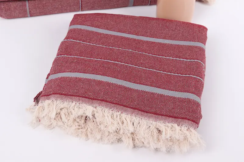 70x40 Cotton Striped Towel, Wedding Towel, Bachelor Gifts, Custom Beach Towel, Bachelorette Party Favors, Boyfriend Christmas Gift, Pool Towels - 5