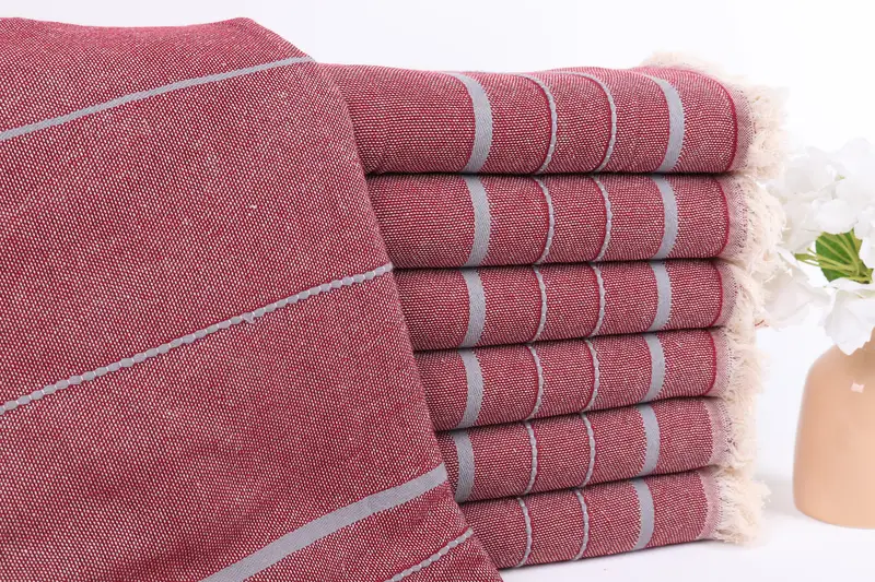 70x40 Cotton Striped Towel, Wedding Towel, Bachelor Gifts, Custom Beach Towel, Bachelorette Party Favors, Boyfriend Christmas Gift, Pool Towels - 1