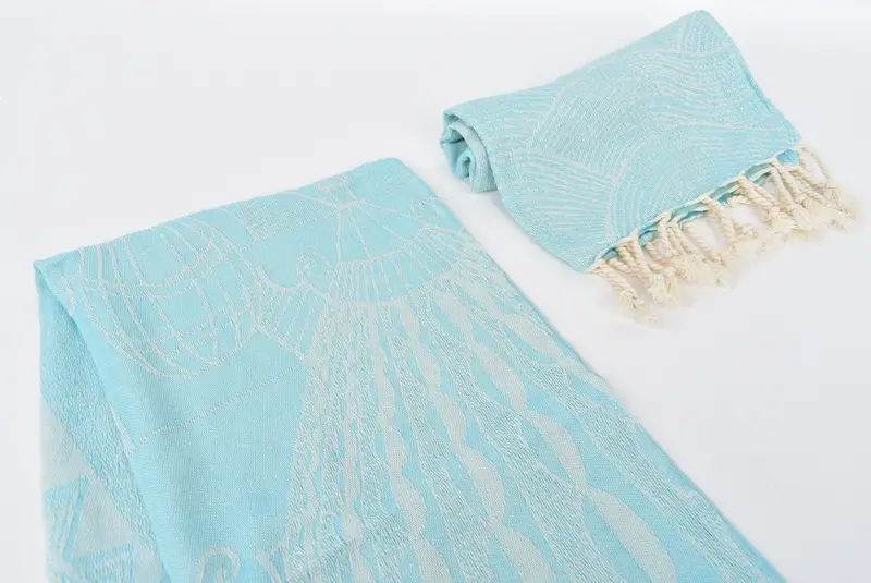 Wedding Favors, Kitchen Towel, Monogrammed Hand Towel, Custom Gift, 36x18 Cotton Striped Design Towel, Bridesmaid Towel, Best Wedding Gift - 8