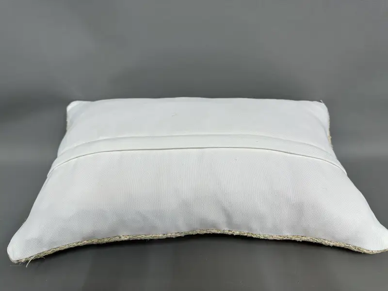 Pillow for Sofa, 12x20 Beige Pillow, Pillow for Couch, Kilim Pillow, Cushion Case, Farmhouse Pillow Cover, Square Throw Cushion - 7
