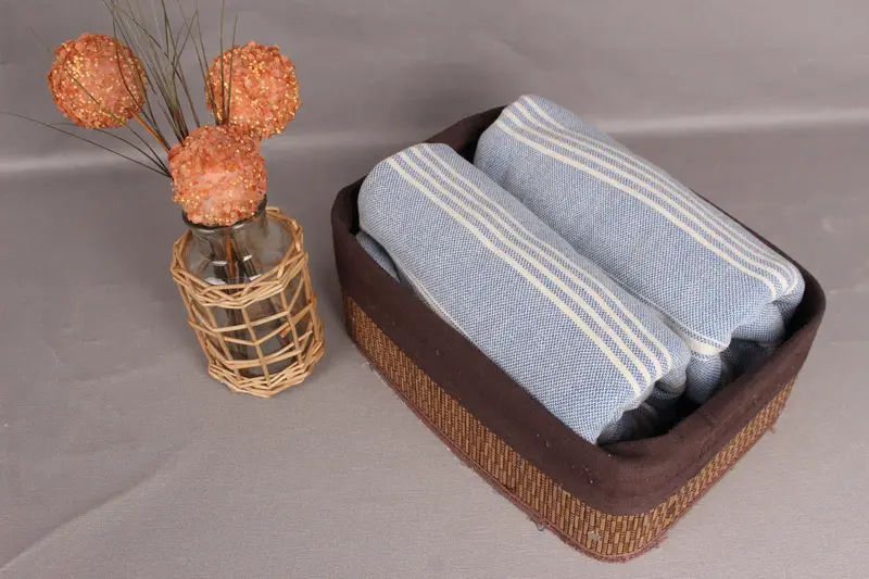 Custom Beach Towels, Personalized Bridesmaid Gift, Gift For Him, 70x40 Cotton Striped Towel, Pool Towels, Sand-resistant towel, Home Gift - 4