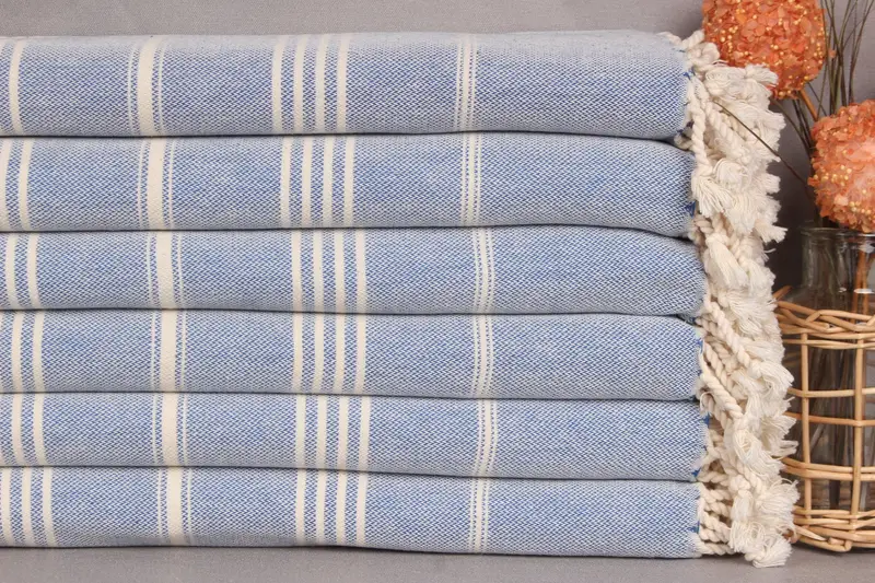 Custom Beach Towels, Personalized Bridesmaid Gift, Gift For Him, 70x40 Cotton Striped Towel, Pool Towels, Sand-resistant towel, Home Gift - 2