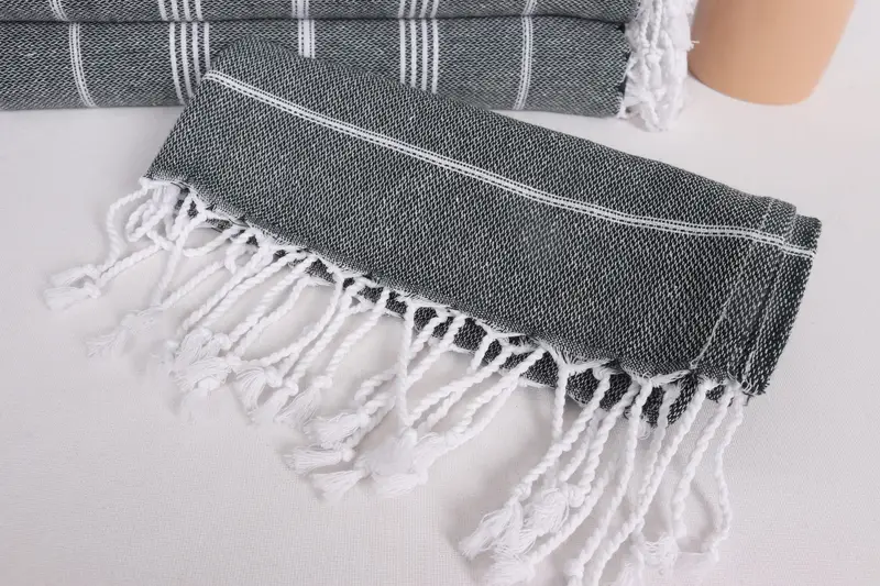 Personalized Gifts, Personalized Kitchen Towel, Girl Trip Party Favor, Custom Hand Towel, 38x18 Cotton Striped Towel, Bridesmaid Gift Towel - 4