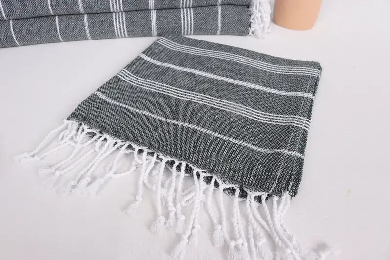 Personalized Gifts, Personalized Kitchen Towel, Girl Trip Party Favor, Custom Hand Towel, 38x18 Cotton Striped Towel, Bridesmaid Gift Towel - 5