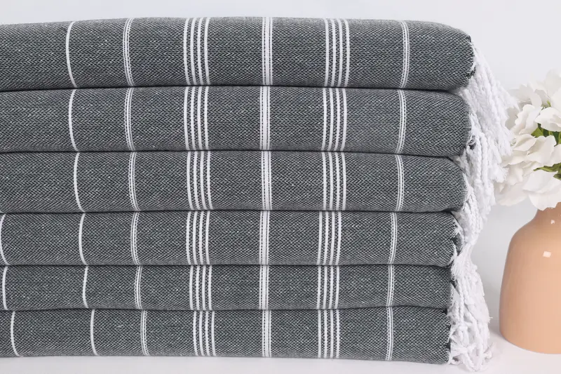 Personalized Gifts, Personalized Kitchen Towel, Girl Trip Party Favor, Custom Hand Towel, 38x18 Cotton Striped Towel, Bridesmaid Gift Towel - 3