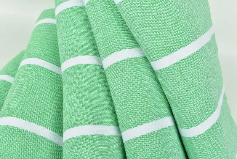 Travel towel, Bridal Shower Favors, Quick-drying cotton Turkish beach towel, Organic towel, Bathroom Towel, 68x40 Cotton Striped Terry Towel - 5