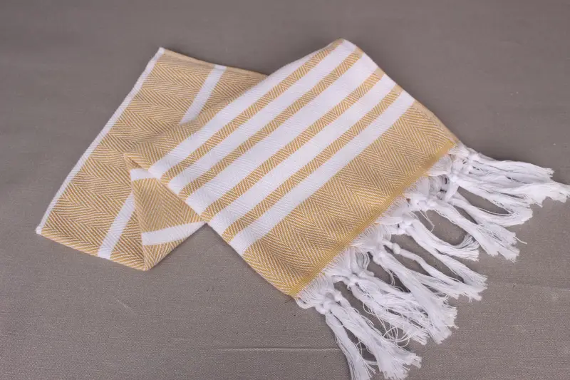40x20 Cotton Zig zag Towel, Monogrammed Hand Towel, Wedding Gift, Valentines Day Gift Idea, Best Friend Wedding Gift, Personalized Dish Towel - 5
