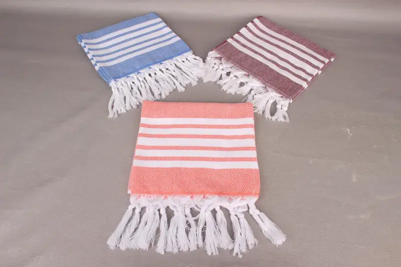 40x20 Cotton Zig zag Towel, Monogrammed Hand Towel, Wedding Gift, Valentines Day Gift Idea, Best Friend Wedding Gift, Personalized Dish Towel - 4