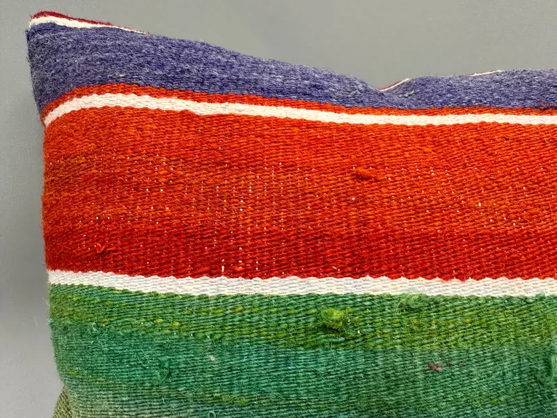 Vintage -Kilim -Kissen, Vintage Kilim Throw -Kissen, 18x18 Purple Cishion -Hülle, Custom -Kissen -Hülle, Kilim -Kissen, Kissen - 5