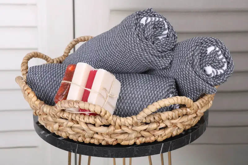 Turkish Beach Towel Bulk, Anniversary Gift For Her, Scarf Towel, Beach towel, Wedding Gifts Towel, 70x40 Cotton Striped Towel, Wedding Favors - 4