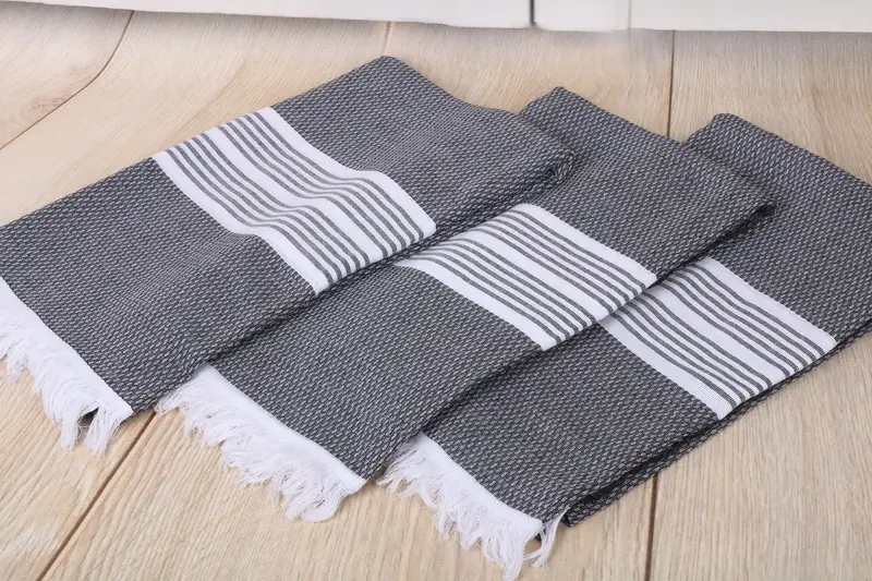 Turkish Beach Towel Bulk, Anniversary Gift For Her, Scarf Towel, Beach towel, Wedding Gifts Towel, 70x40 Cotton Striped Towel, Wedding Favors - 6