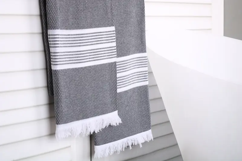 Turkish Beach Towel Bulk, Anniversary Gift For Her, Scarf Towel, Beach towel, Wedding Gifts Towel, 70x40 Cotton Striped Towel, Wedding Favors - 8