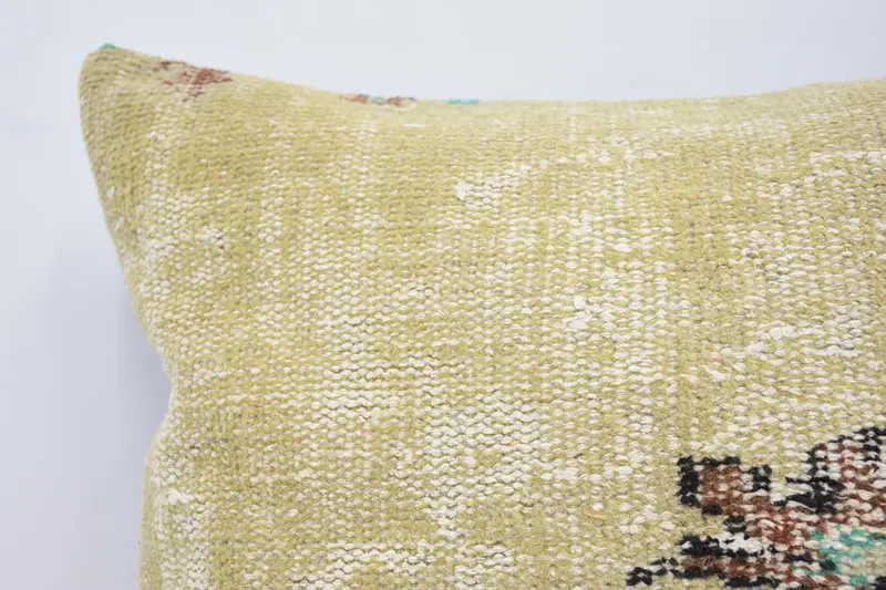 24x24 Beige Cushion Cover, Pillow, Indoor Cushion Cover, Throw Kilim Pillow, Kilim Pillow, Boho Pillow, Vintage Pillow Case - 2